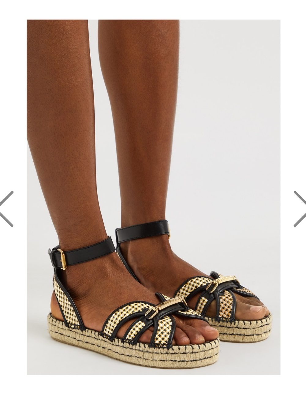ZIMMERMAN Prisma raffia espadrille sandals